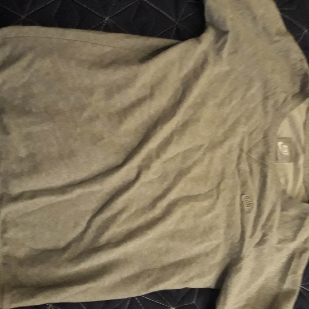 Gray athletic shirt